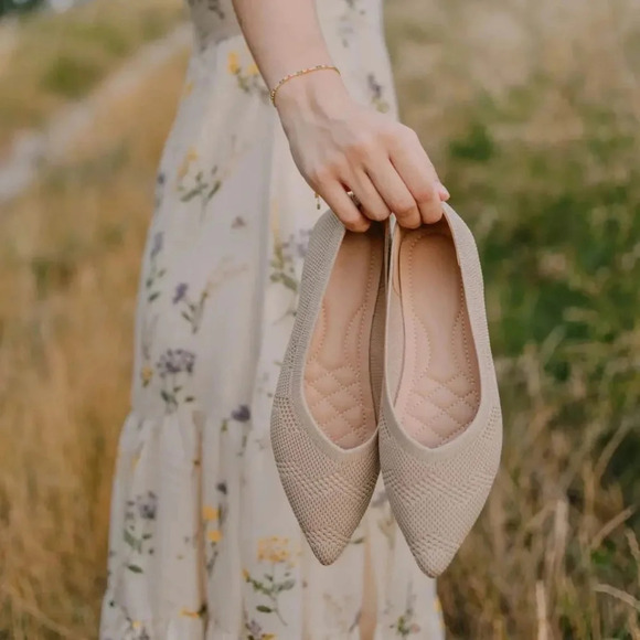 TIJN Zabby Knit Ballet Flat - Picture 1 of 12